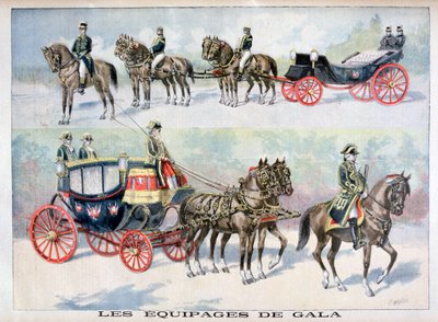 Typer gallavogner, 1896 av Fortuné Méaulle