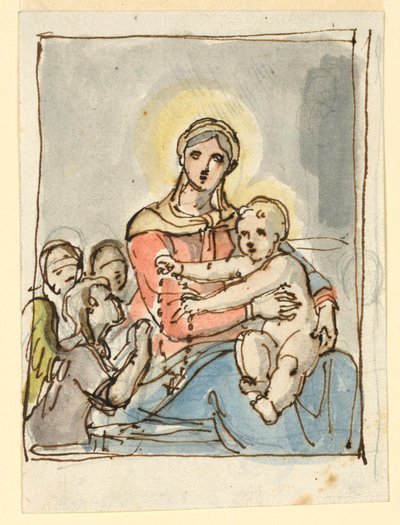 Kristusbarn med rosenkrans av Fortunato Duranti