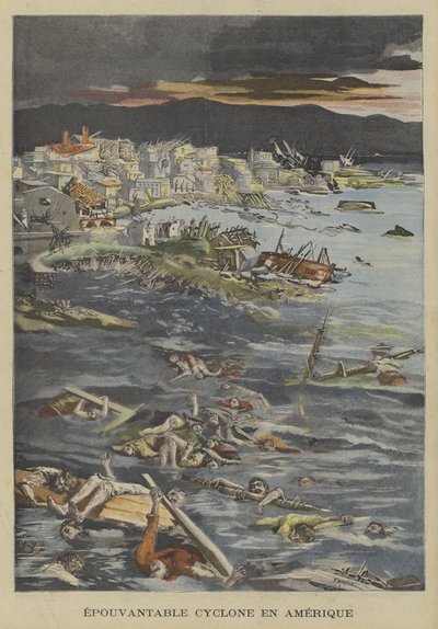 Forferdelig orkan i Amerika av Fortune Louis Meaulle