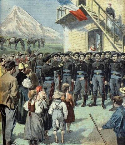 Alpine Hunters Choir, Felix Faurés tur til Sør-Frankrike av Fortune Louis Meaulle