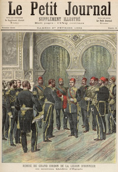 Return of the Grand Cordon of the Legion of Honor til New Khedive of Egypt, fra 