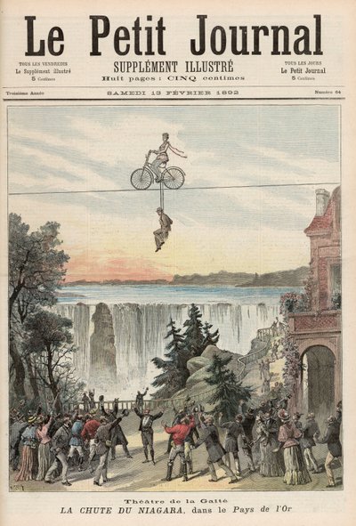 Theatre de la Gaite utøvere ved Niagara Falls, fra 