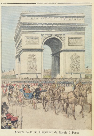 Tsar Nicholas II (1894-1917) i Paris, fra 