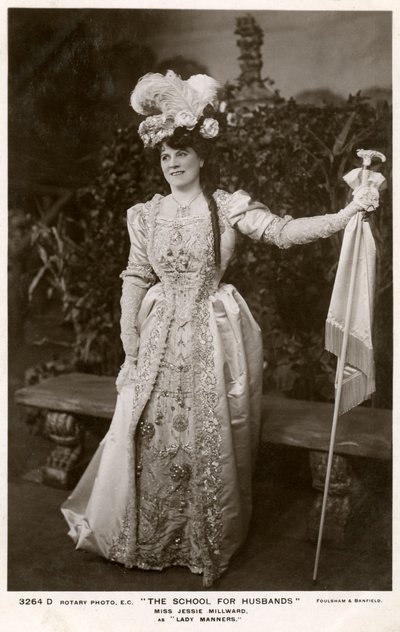 Jessie Millward , britisk skuespillerinne, c1906. av Foulsham and Banfield