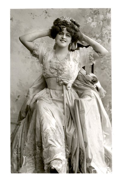 Marie Studholme 1875-1930, engelsk skuespillerinne, 1900-tallet. av Foulsham and Banfield
