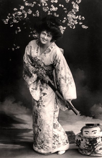 Marie Studholme 1875-1930, engelsk skuespillerinne, 1900-tallet. av Foulsham and Banfield
