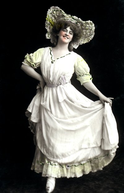 Marie Studholme 1875-1930, engelsk skuespillerinne, tidlig på 1900-tallet. av Foulsham and Banfield
