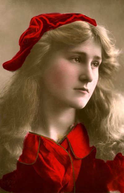 Phyllis Dare 1890-1975, engelsk skuespillerinne, 1906. av Foulsham and Banfield