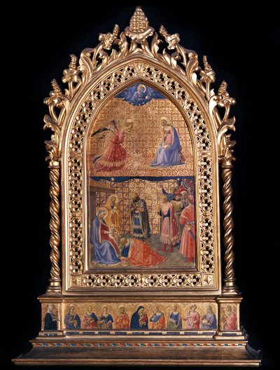 Verkündigung und Anbetung der Heiligen Drei Könige von Fra  Angelico