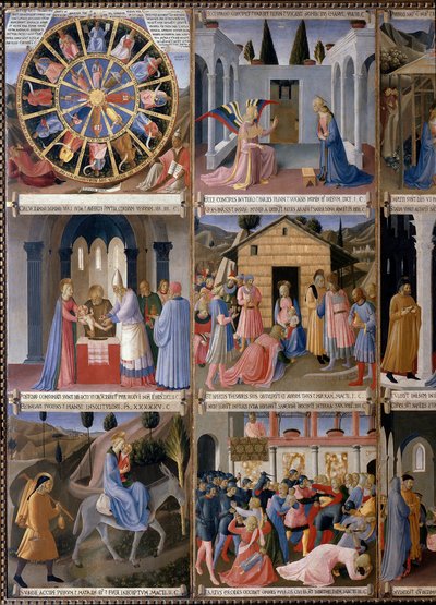 Leben Christi, Armadio degli Argenti von Fra  Angelico
