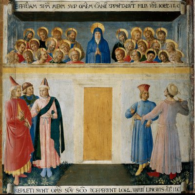 Pfingsten, Leben Christi, Armadio degli Argenti von Fra  Angelico