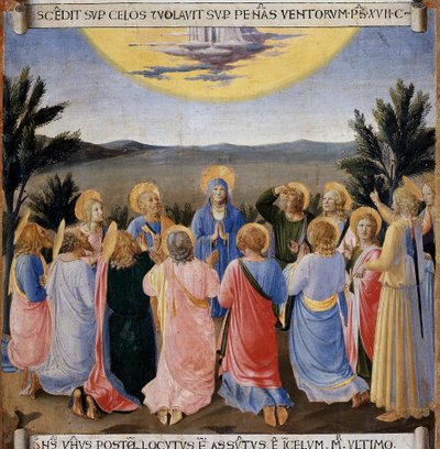 Die Himmelfahrt. Leben Christi, Armadio degli Argenti von Fra  Angelico