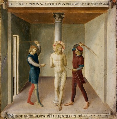 Die Geißelung. Leben Christi, Armadio degli Argenti von Fra  Angelico