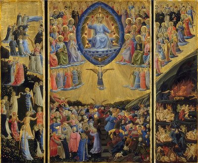 Den siste dommen. 1440-45 av Fra Angelico