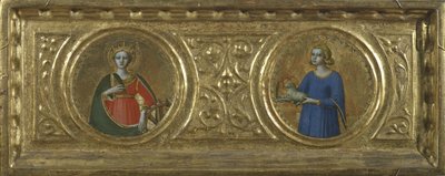 Den hellige Katarina av Alexandria og den hellige Agnes av Fra Angelico