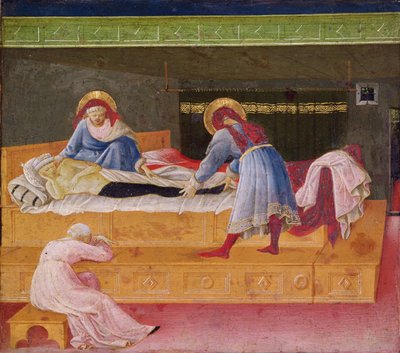 Saints Cosmas og Damian Healing Justin, 1445 av Fra Angelico