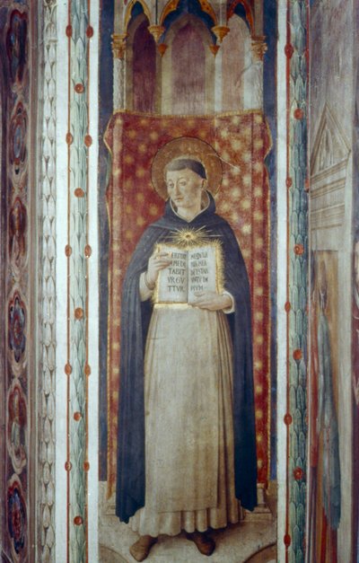 St Thomas Aquinas, midten av 1400-tallet av Fra Angelico
