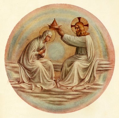 The Coronation of the Virgin, 1400-tallet, c1909 av Fra Angelico