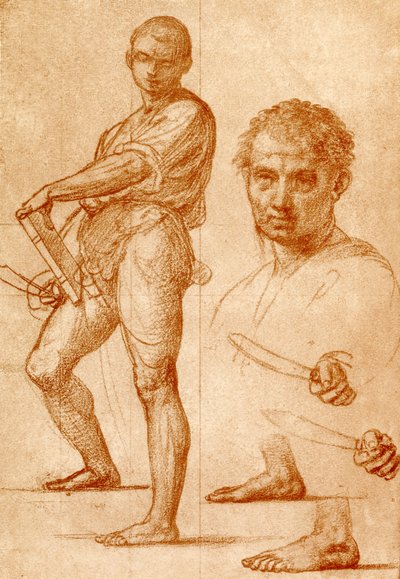 Studie om St. Bartolomeus av Fra Bartolomeo