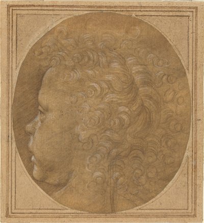 Head of a Child [recto] av Fra Bartolommeo
