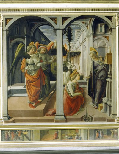 Kunngjøring, ca. 1445 (panel) av Fra Filippo Lippi