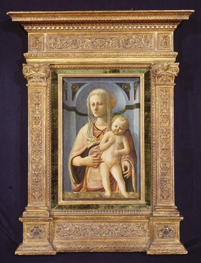 Madonna og barn, ca. 1435 (tempera på panel) av Fra Filippo Lippi
