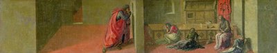 St. Nicholas gir tre fattige jomfruer sin arv (i Martelli-kapellet) (panel) av Fra Filippo Lippi