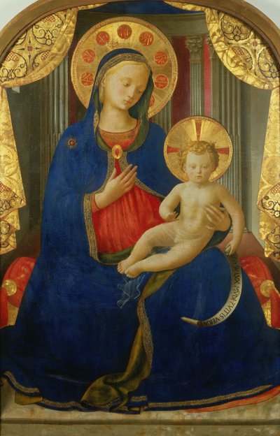Madonna av ydmykhet Madonna av ydmykhet, ca 1435-1440. av Fra Giovanni Angelico da Fiesole