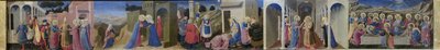 Predella av altertavlen Bebudelsen, ca. 1433-1434. av Fra Giovanni Angelico da Fiesole