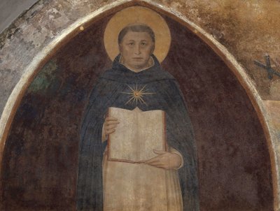 Saint Thomas Aquinas med Summa Theologica, 1441-1442. av Fra Giovanni Angelico da Fiesole