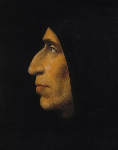 Girolamo Savonarola , dominikanermunk, omvendelsesprediker av Fra & Paolino Fra Bartolomeo