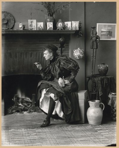 Frances Benjamin Johnston, selvportrett (som 