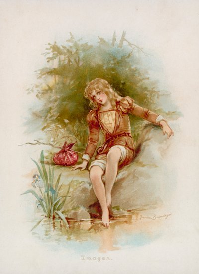 Imogen fra Shakespeares Cymbeline av Frances Brundage