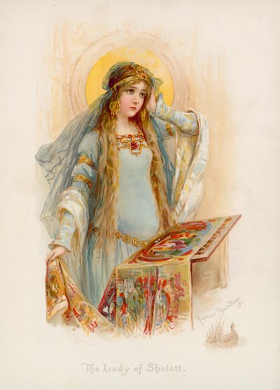 Tennysons The Lady of Shalott av Frances Brundage