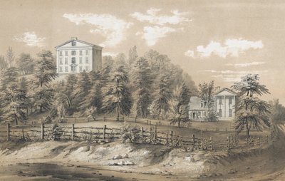 Richmond Seminary, Staten Island, NY, 1847-48. av Frances Flora Bond Palmer