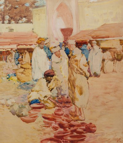 Keramikkmarkedet, Tanger av Frances Hodgkins