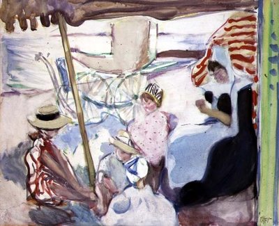 The Picnic, ca. 1914 (akvarell på papir) av Frances Hodgkins