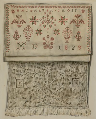1829 Vis håndkle av Frances Lichten