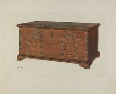 Pa. Tysk Dower Chest av Frances Lichten