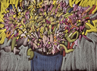 Blå stikksag av Frances Treanor