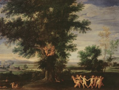 Cupids dans, ca. 1630 av Francesco Albani