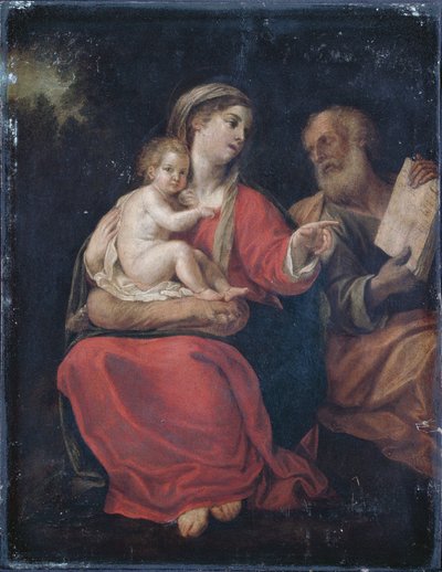 Hellige familie av Francesco Albani