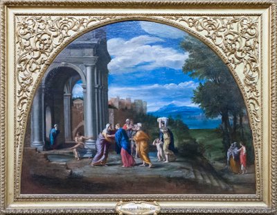 Landskap med visitasjonen av Francesco Albani