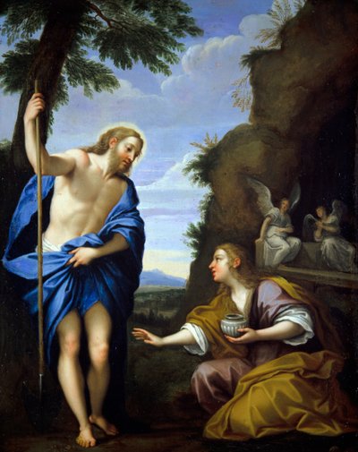 Ikke rør meg (på lerret) av Francesco Albani