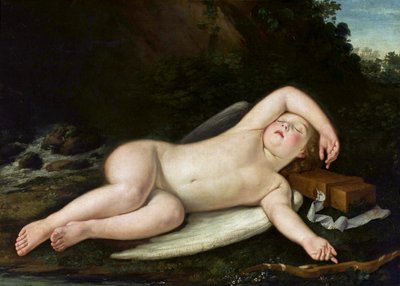 Sovende Eros av Francesco Albani