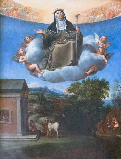 St Elizabeth i herlighet av Francesco Albani