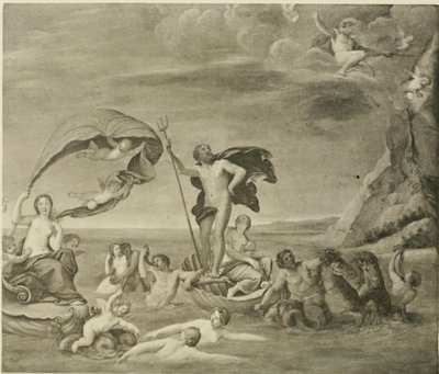 Det maritime riket, Neptun og Amfitritt av Francesco Albani