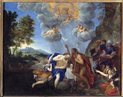 Kristi dåp - Maleri av Francesco Albani dit l