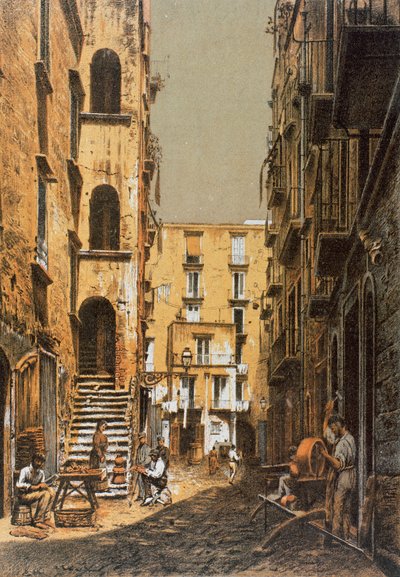 Vico Calderai Porto, i Napoli av Francesco Aversano