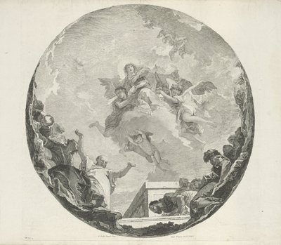 Marias antagelse av Francesco Bartolozzi (attributed to)
